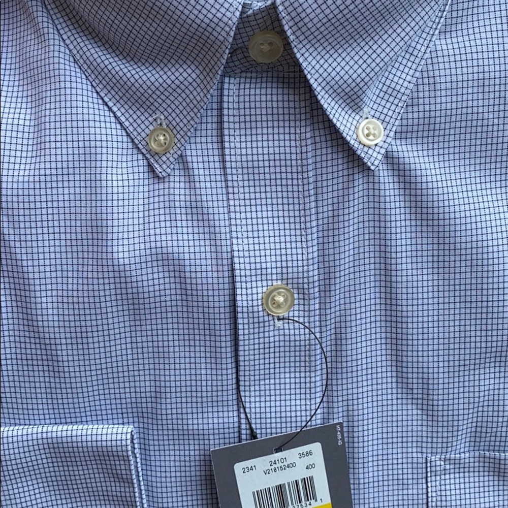 NWT men’s button down shirt medium. Van Heusen - Picture 8 of 9